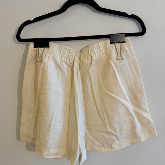 Mango Women's Cream High Waisted Sailor Shorts Size 6 - Picture 3 of 3